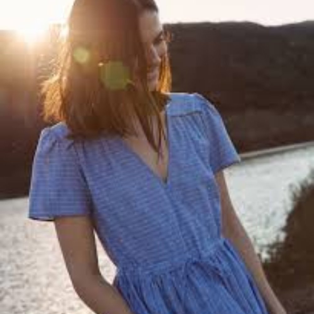 Christy Dawn "Dawn" Dress in Sky Stripe